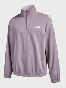 Manfinity Sport Corelite Men's Casual Simple Fashion Sweatshirt For Daily Wear - Multicolor - View 1