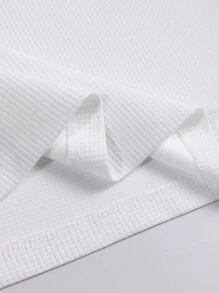 SHEIN LUNE Damen Rundhals Leoparden-Muster Patchwork Langarm Lässig Bluse, Herbst