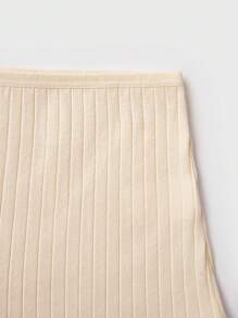 SHEIN 5 件/套 女童可爱简约弹性腰部罗纹柔软棉质内裤 - 淺灰色 - 查看 4