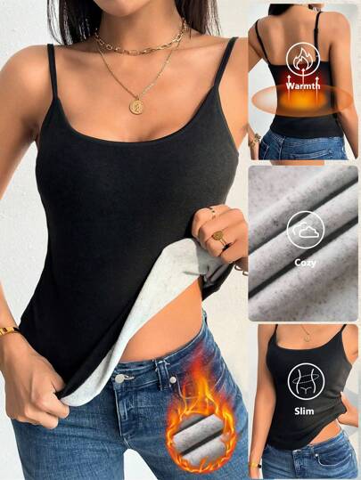 EMERY ROSE 女士保暖内衬吊带背心