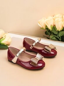 Versatile Kids Flat Shoes, Girls Party/Performance Shoes, New Design Girls Bowknot Flats