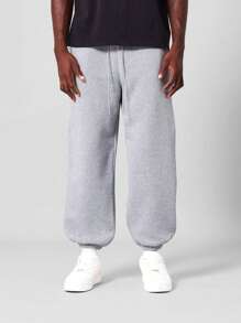 SUMWON Athletic Jogger Sweatpants Elastic Ankle Gym Workout Running Loungewear Winter Warm Casual Athletic Comfort Fit Indoor Training Outdoor Exercise - Light Grey - View 4