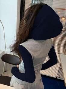 INAWLY Women's Color Block Long Sleeve Slim Fit Casual T-Shirt, Autumn