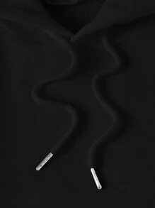 INAWLY Plus Size Long Sleeve Printed Hoodie, Casual Everyday Wear Graduation,Back To School,Graduation,Teacher For Women,Back To School Pullover Fall Winter Autumn - Black - View 4