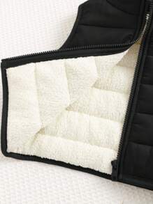 Cozy Pixies 2pcs/Set Baby Boys Christmas Pattern Red & White Round Neck Long Sleeve Hoodie Sweatshirt & Pants Winter Clothes Set - Multicolor - View 5