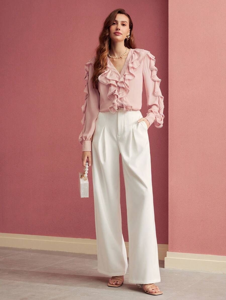 MOTF PREMIUM TAILORED FOLD PLEATED SUIT PANTS