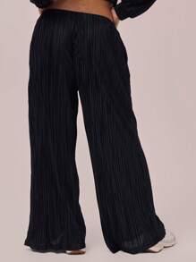 Musera Sport Plisse Wide Leg Trousers Elegant Spring Summer Sexy Vacation Beachwear Classy Casual, Padel, Tennis, Pickleball