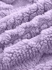 Cozy Pixies 2 件装女婴羊毛连帽开衫和休闲裤冬季服装套装