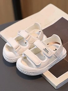1 Pair Beige Fashion Baby Boy's Slide Sandals, Toddler Beach Shoes - Beige - View 8
