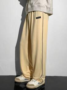 Casual Comfortable Cool Teen Boys Sports Sweatpants - Apricot - View 5