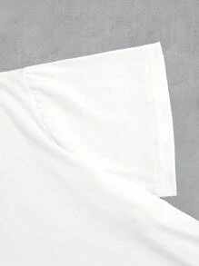 Manfinity Dauomo Men's Standard Size T-Shirt With Funny "Fish Meme" Graphic Print