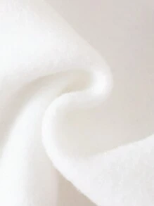 Toddler Boys' 2025 New Year Festival Letter Print Long Sleeve Fleece Crew Neck Sweatshirt, Baby Boy White Hoodie