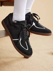 CUCCOO EASI Women's Casual Oxford Sole Sneakers For Commuting And Outdoor Wear Shoes For Women Sneakers Spring Shoes Easter Tainers - Black - View 3