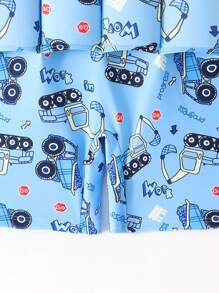 Young Girl' Random Print Buoyancy One Piece Swimsuit - Multicolor - View 5