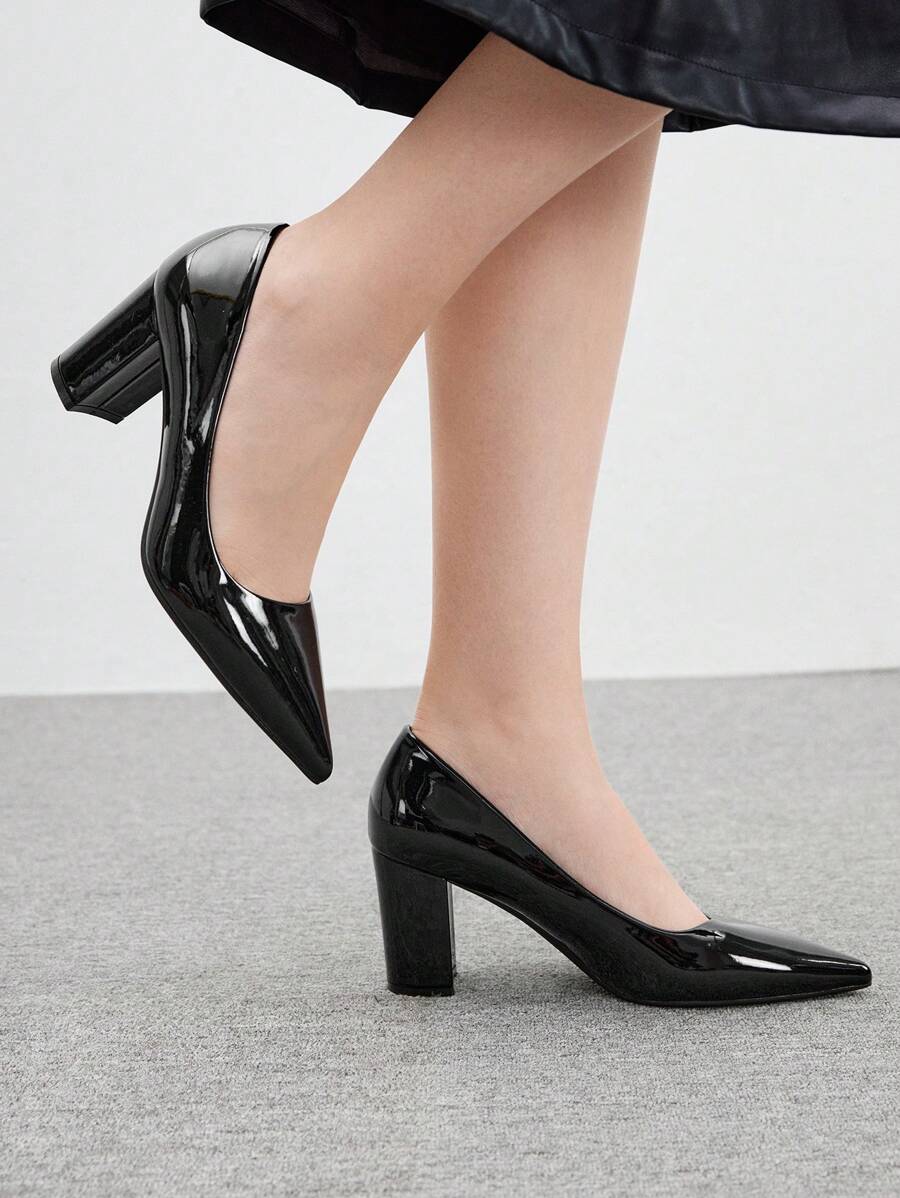 CUCCOO BIZCHIC 女士时尚派对高跟鞋圣诞节秋季新年假期 - 黑色 - 查看 1