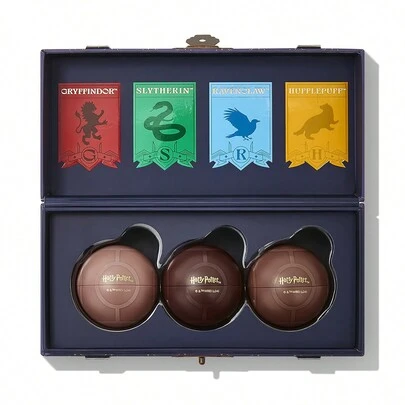 Harry Potter™ X SHEGLAM Quidditch Champion Lip Set3 Pcs/Set Creamy Lipstick Lip Combo Brand Beauty Makeup Face Paint Cosmetic For Women Girls Perfect For Spring Summer Ideal For Y2K Fancy Fashion Suitable For Birthday Mother'S Day Gift Rave Party Ready Best Color