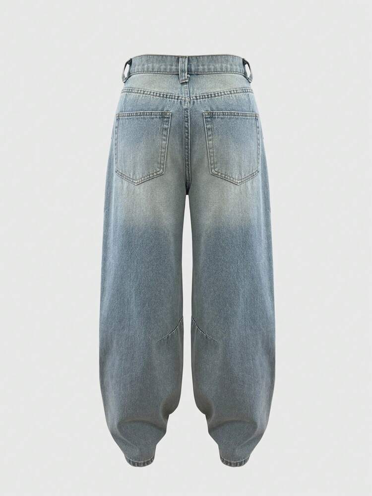 Women's Split-Leg Banana Cut Jeans