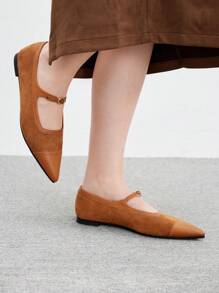 CUCCOO BIZCHIC Pointed Toe High Heel Pumps, Fashionable And Versatile For Parties Valentine's Day - Khaki - View 1