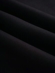 Men's Casual Loose Fit Straight Leg Sweatpants With Contrast Color Embroidered Panels, Thermal Lined, Suitable For Autumn/Winter