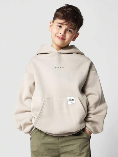 Youngsters Oversized Pullover Sweatshirt With Drawstring
