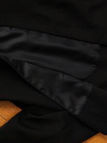 Aveloria Rosie Valentine's Day Spring French Retro Off Shoulder Design Waist Cinched Long Sleeve Bow Accent Women Mini Dress Fall Cloth For Women - Black - View 7