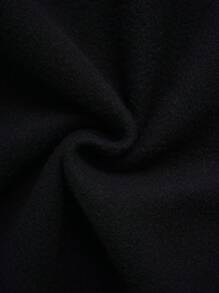 Men's Casual Loose Fit Straight Leg Sweatpants With Contrast Color Embroidered Panels, Thermal Lined, Suitable For Autumn/Winter