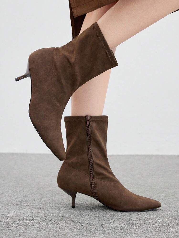 CUCCOO BIZCHIC Women's Fashion Pointed Toe High Boots, Stylish For Party & Winter Season New Year Holiday
