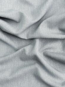 EURMUSE 女款纯色开衩细缝长裤 - 灰色 - 查看 8