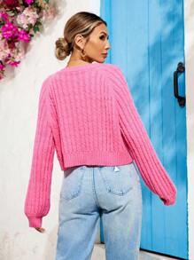 Vivid Eden Women's Solid Color Button Up Long Sleeve Minimalist Casual Top, Everyday Wear,Vacation Outfits For Women