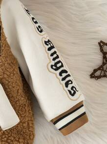 Toddler Boys' Collared Jacket, Fashion Streetwear Style, Autumn/Winter 2024