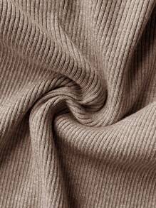 SHEIN Clasi Women's Collar Hollow-Out Solid Color Base Layer Pullover Sweaterbusiness Casual Woman,Work Wear,Fall Wedding Guest Dress,