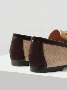 MOTF PREMIUM 女士舒适休闲方头平底鞋，适合新年假期、情人节 - 杏色 - 查看 4