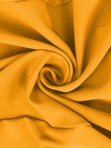 Maweii Plus Size Women Tight Stretch Knee-Length Dress, Ruffle Patchwork Waist Slimming Fitted Dress, Autumn