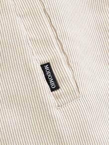 Manfinity VCAY Chaleco acolchado reversible casual de corte delgado tejido para hombres, apto para el invierno