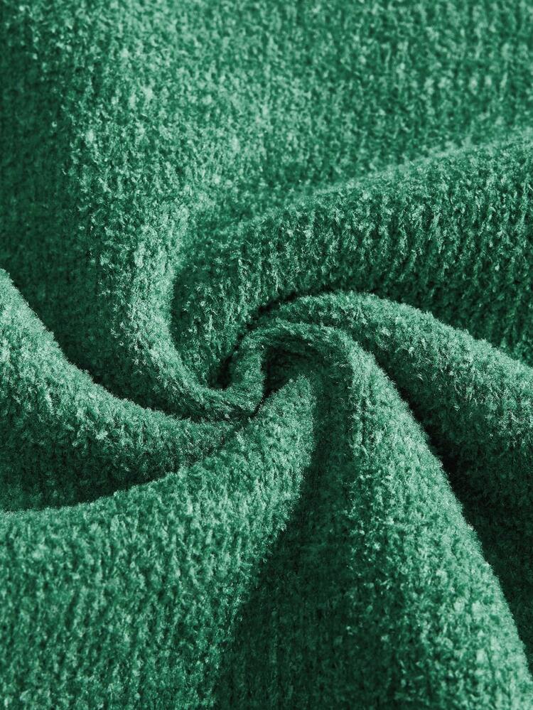 Men's Loose Slouchy Floral Intarsia Knit Pullover Sweater, Casual Round Neck Long Sleeve, Suitable For Autumn/Winter, Gray Colorblocked, Fuzzy Jacquard