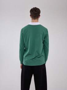 Musero Camisa deportiva con botones y cuello