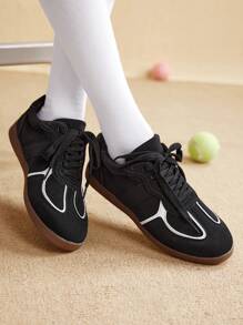 CUCCOO EASI Women's Casual Oxford Sole Sneakers For Commuting And Outdoor Wear Shoes For Women Sneakers Spring Shoes Easter Tainers - Black - View 6