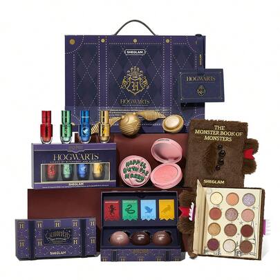 Harry Potter™ X SHEGLAM 全系列套裝 化妝 品牌 美容 化妝 化妝品 適合女性與女孩 完美搭配夏季春季 Y2K 時尚 流行 生日 母親節禮物 假期 派對準備就緒 最佳顏色