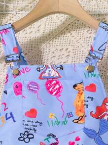 SHEIN Teen Girls Bodysuits & Jumpsuits - Multicolor - View 4