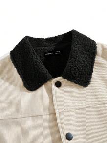 Manfinity VCAY Chaleco acolchado reversible casual de corte delgado tejido para hombres, apto para el invierno