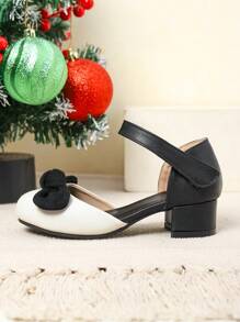 Versatile Bowknot Girls Shoes, Suitable For Spring And Autumn