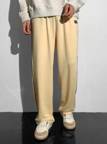 Casual Comfortable Cool Teen Boys Sports Sweatpants - Apricot - View 6