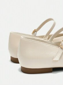 CUCCOO BIZCHIC Women's Casual Versatile Minimalist Solid Color Flat Shoes