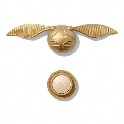 Harry Potter™ X SHEGLAM Golden Snitch 高光筆 閃光高光筆 閃光輝光 品牌 美容 化妝 化妝品 適合女性與女孩 完美搭配夏季春季 Y2K 時尚 流行 生日 母親節禮物 假期 派對準備就緒 最佳顏色