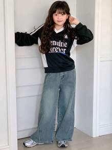 DAZY Tween Girl Tween Girl Fall Denim Jeans - Blue - View 8