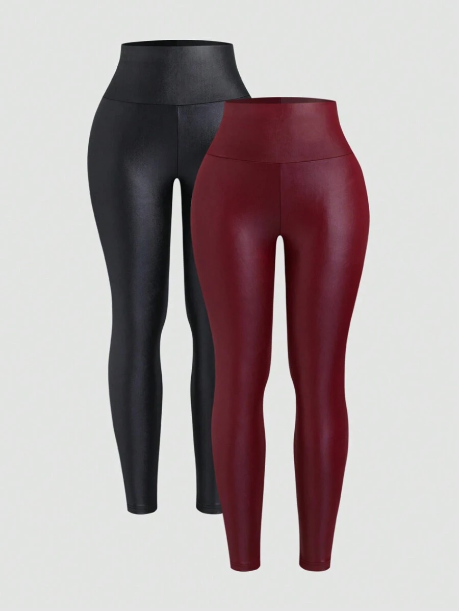 Lunelith SHEIN Lunessa Women's Simple Y2K Style Casual Sexy Base Layer Leggings Fall Cloth For Women