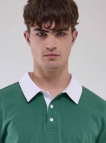 Musero Camisa deportiva con botones y cuello