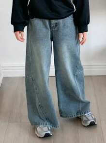 DAZY Tween Girl Tween Girl Fall Denim Jeans - Blue - View 3