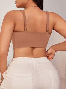 SHEIN Sutiene de mărime mare și sutiene fără fir, ținută de zi cu zi simplă și elegantă