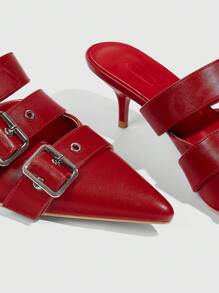 CUCCOO GRLICON 女士 Y2K 朋克风格高跟鞋，适合摩托车、酷女孩、万圣节、圣诞节、派对装扮